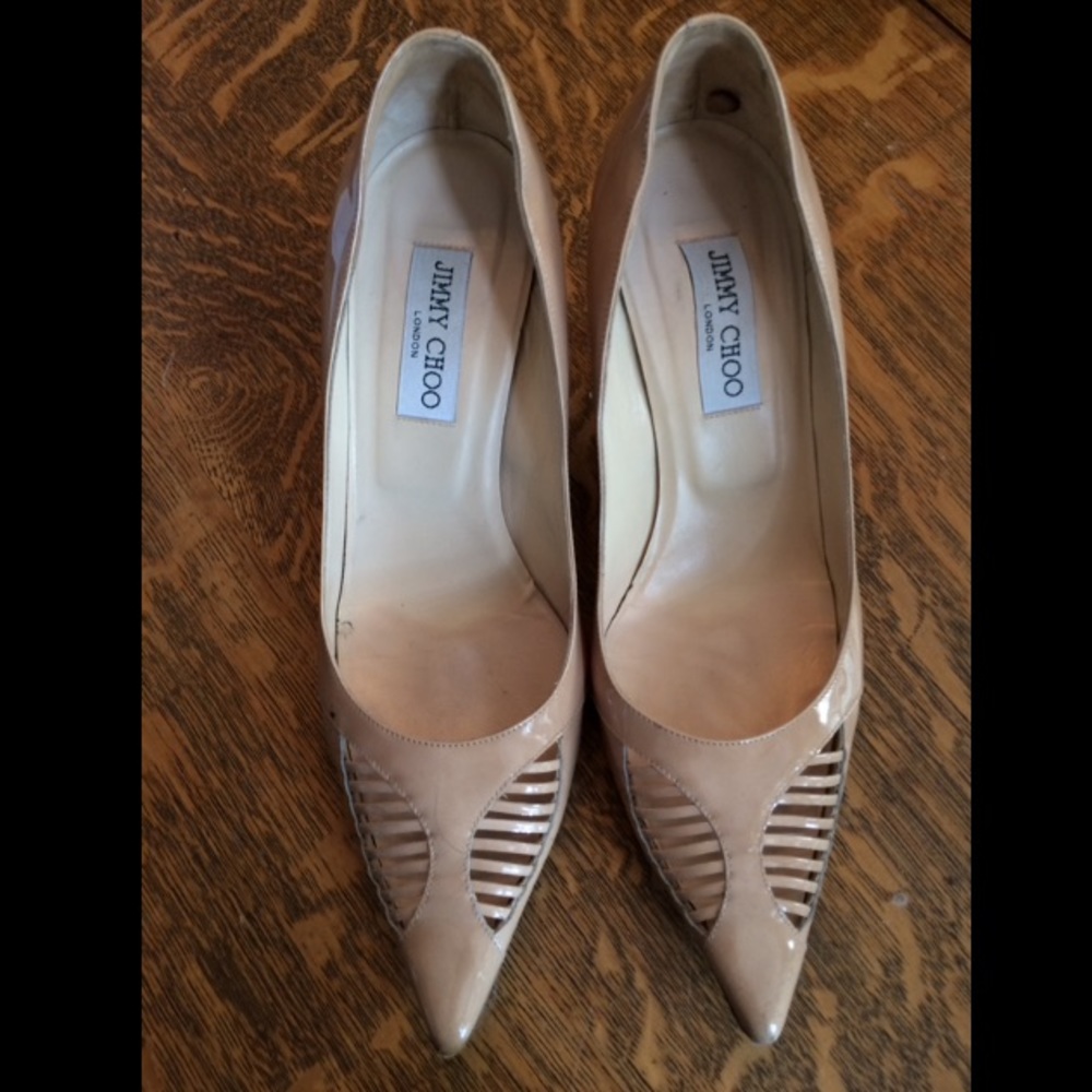 Jimmy Choo nude heels